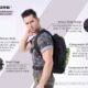 Sac à dos tactique noir 25L Nylon militaire imperméable - photo 4