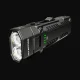 Lampe EDC tete rotative Nitecore EDC09 1600 lumens, vue trois quarts double LED et indicateurs de charge